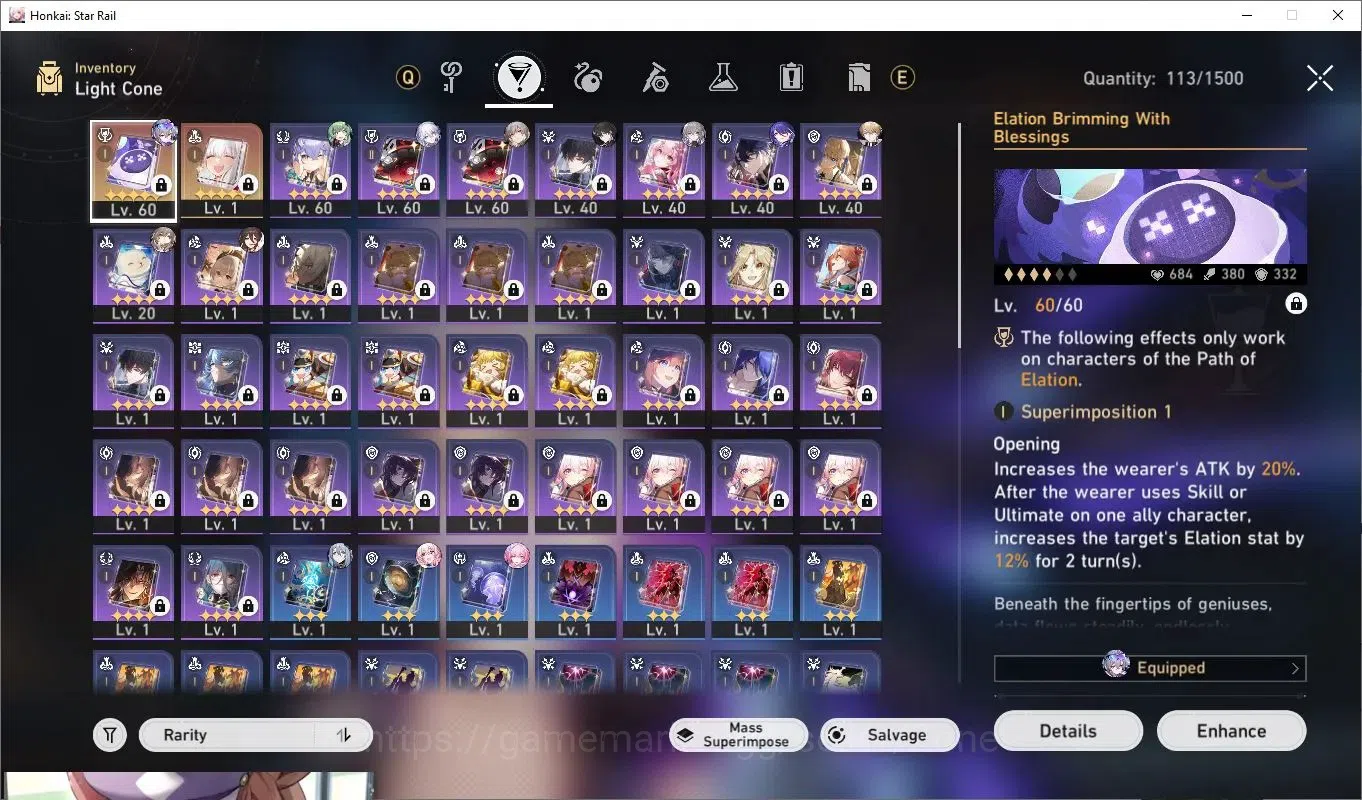Honkai Star Rail Accounts End Game ASIA|Silver Wolf Lv60 E1|Huohuo Lv60|Yao Guang Lv60|Lucy Lv60|7 Star Rail Pass|1044 15