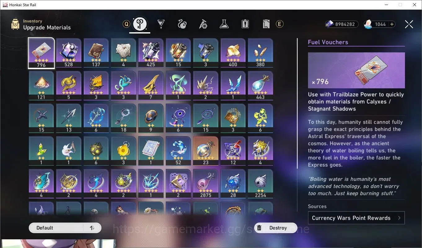 Honkai Star Rail Accounts End Game ASIA|Silver Wolf Lv60 E1|Huohuo Lv60|Yao Guang Lv60|Lucy Lv60|7 Star Rail Pass|1044 16