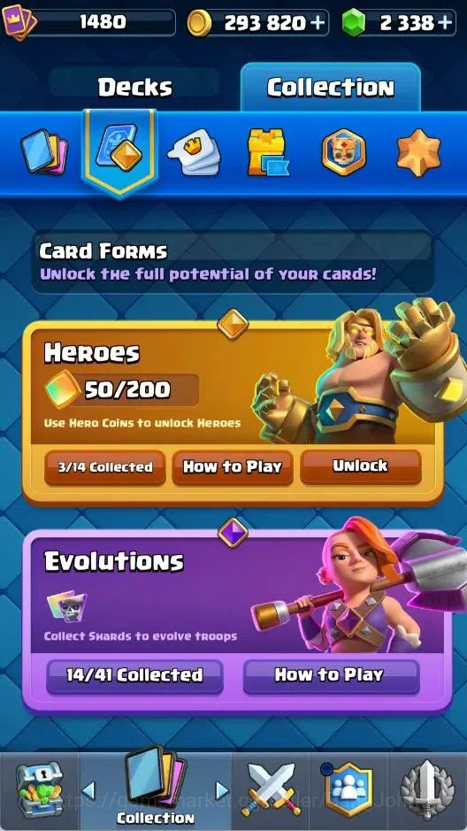Clash Royale Accounts Mobile |KTL 15|Trophy 10216|Card 121|3 Max (Witch, image 17
