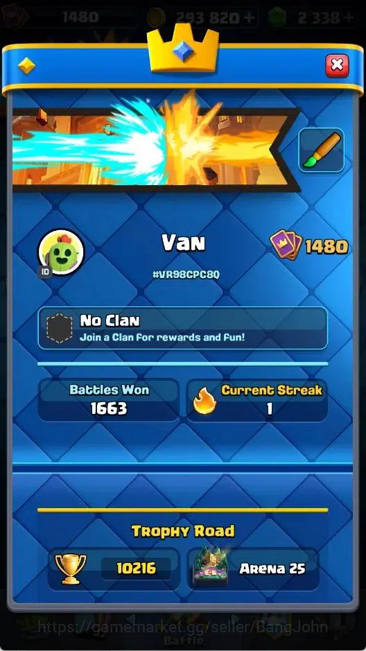 Clash Royale Accounts Mobile |KTL 15|Trophy 10216|Card 121|3 Max (Witch, image 20