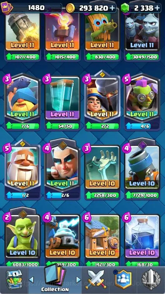 Clash Royale Accounts Mobile |KTL 15|Trophy 10216|Card 121|3 Max (Witch, image 4