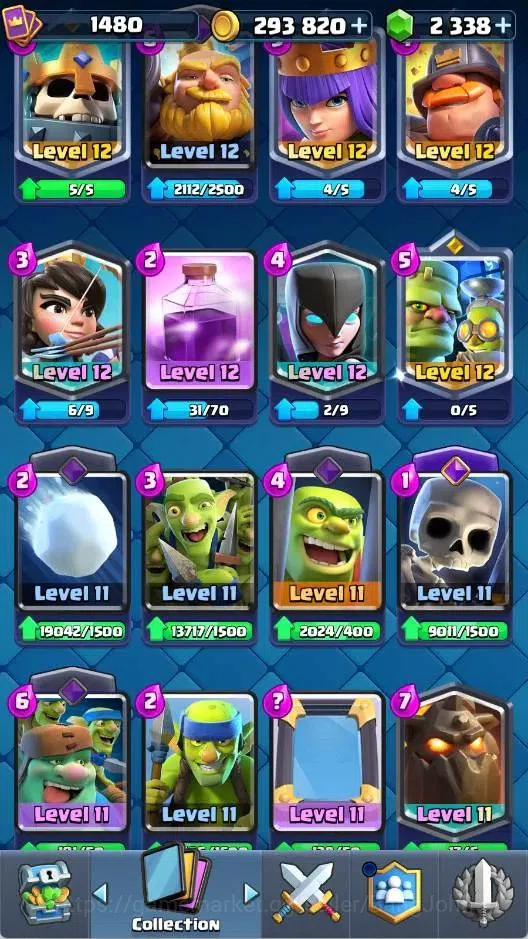 Clash Royale Accounts Mobile |KTL 15|Trophy 10216|Card 121|3 Max (Witch, image 5
