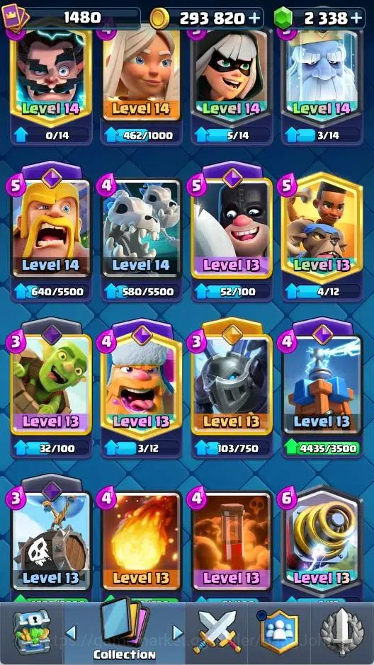 Clash Royale Accounts Mobile |KTL 15|Trophy 10216|Card 121|3 Max (Witch, image 7
