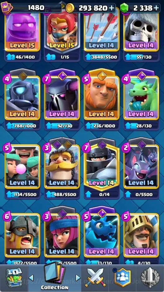 Clash Royale Accounts Mobile |KTL 15|Trophy 10216|Card 121|3 Max (Witch, image 8