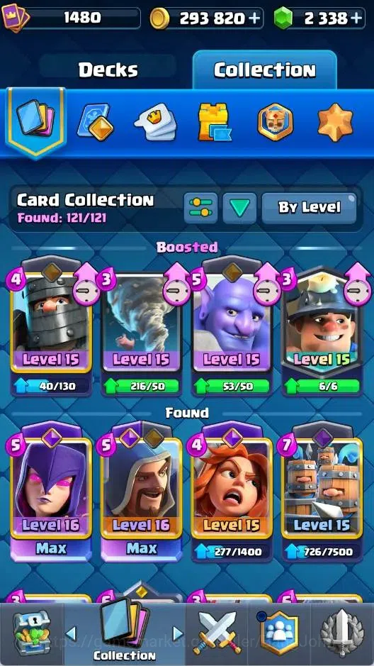 Clash Royale Accounts Mobile |KTL 15|Trophy 10216|Card 121|3 Max (Witch, image 9