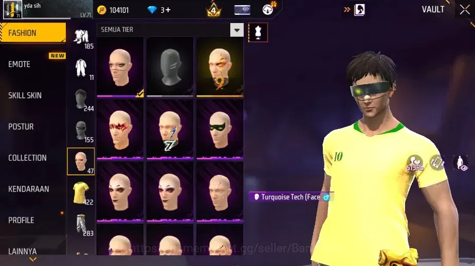 Free Fire Accounts Indonesia | 2 Evo: AK47-Blue FlameDraco&M1887-Ster image 10
