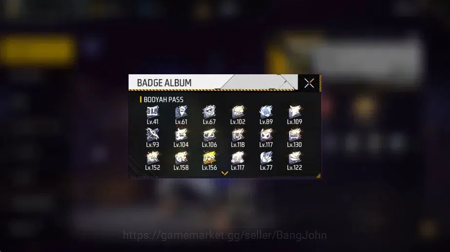Free Fire Accounts Indonesia | 2 Evo: AK47-Blue FlameDraco&M1887-Ster image 2