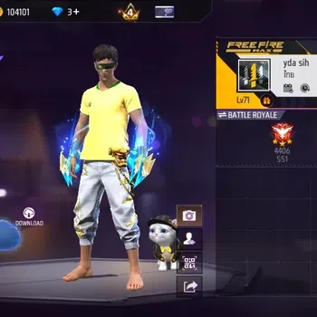 Free Fire Accounts Indonesia | 2 Evo: AK47-Blue FlameDraco&M1887-Ster image 1