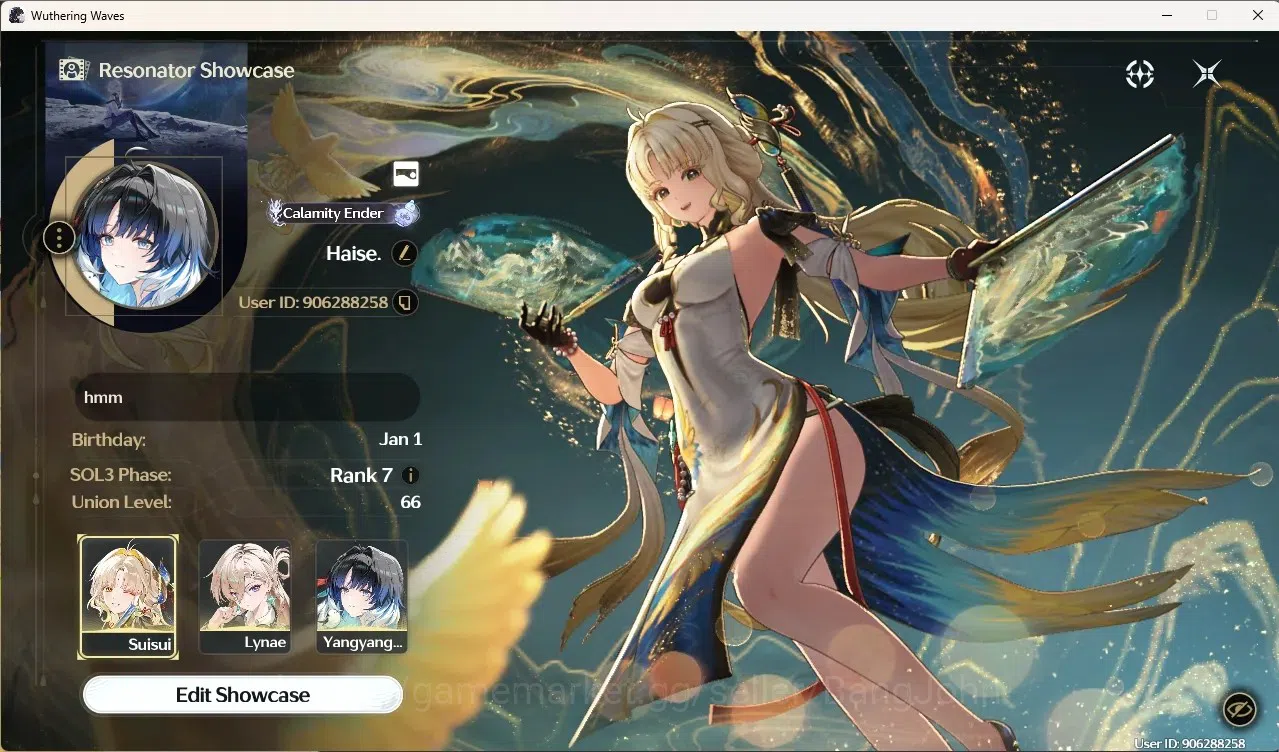 Wuthering Waves Accounts Starter SEA|UL 66|Rank 7|6 Char Limited 1
