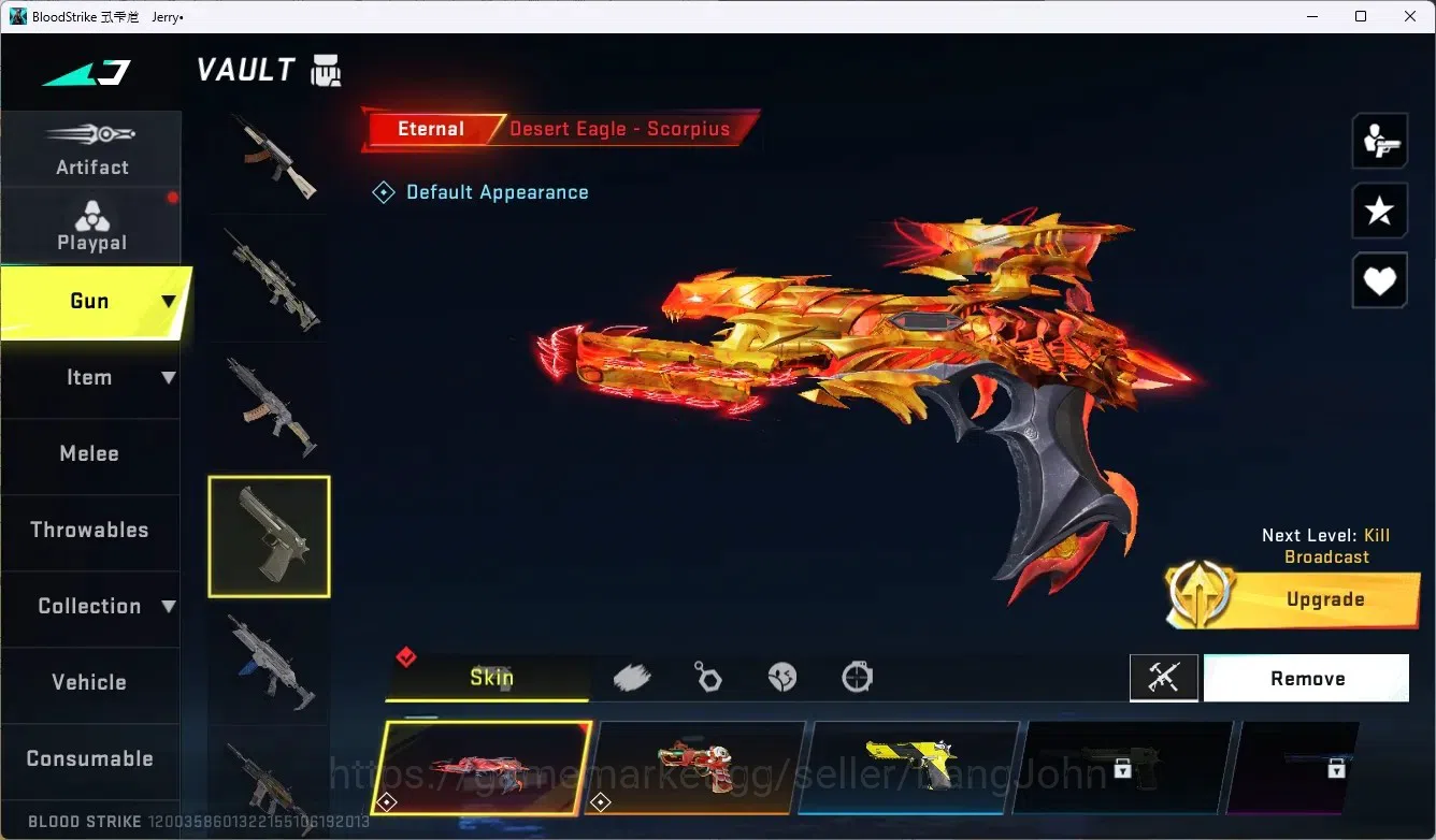 Blood Strike Accounts ASIA | 1 Eternal Zero - Odashadow| 9 Collab (2 AOT image 6