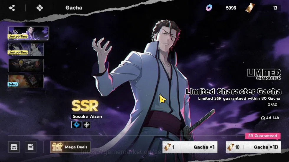 BLEACH: Soul Resonance Accounts NuverseSEA|END Lv63|7 18