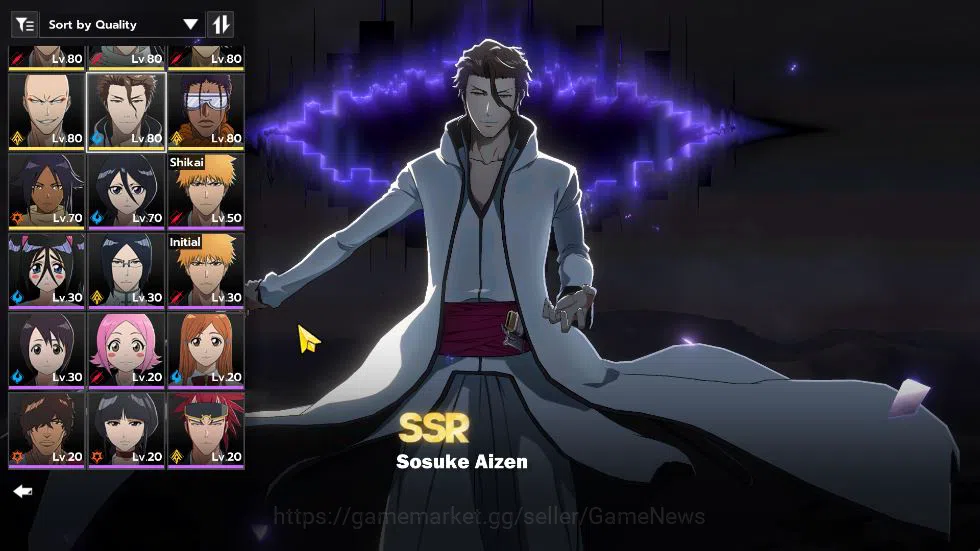 BLEACH: Soul Resonance Accounts NuverseSEA|END Lv63|7 3