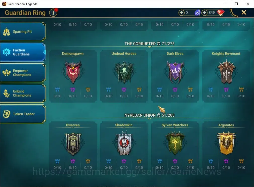 Raid: Shadow Legends Accounts Mid-Game Lv 30|814K Power|17 13