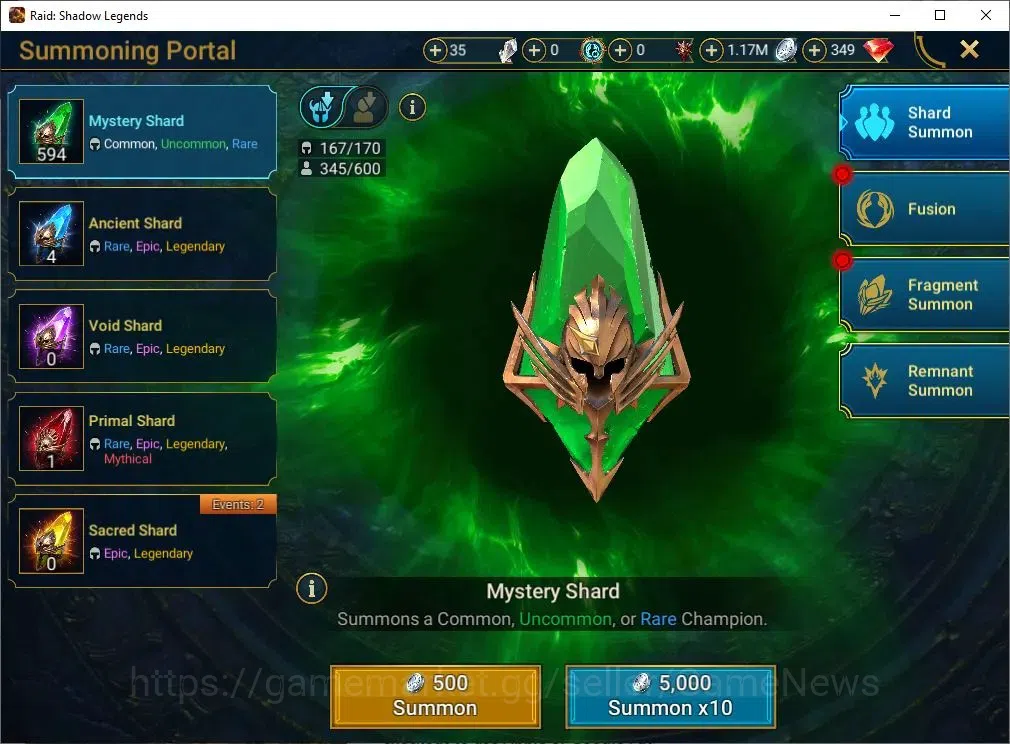 Raid: Shadow Legends Accounts Mid-Game Lv 30|814K Power|17 20