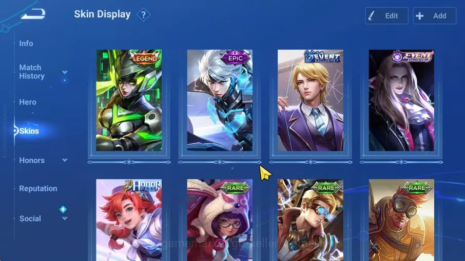 Honor of Kings Accounts Hero 36 Skin 24|Legend Lady Sun,Epic Zilong,Event( image 4