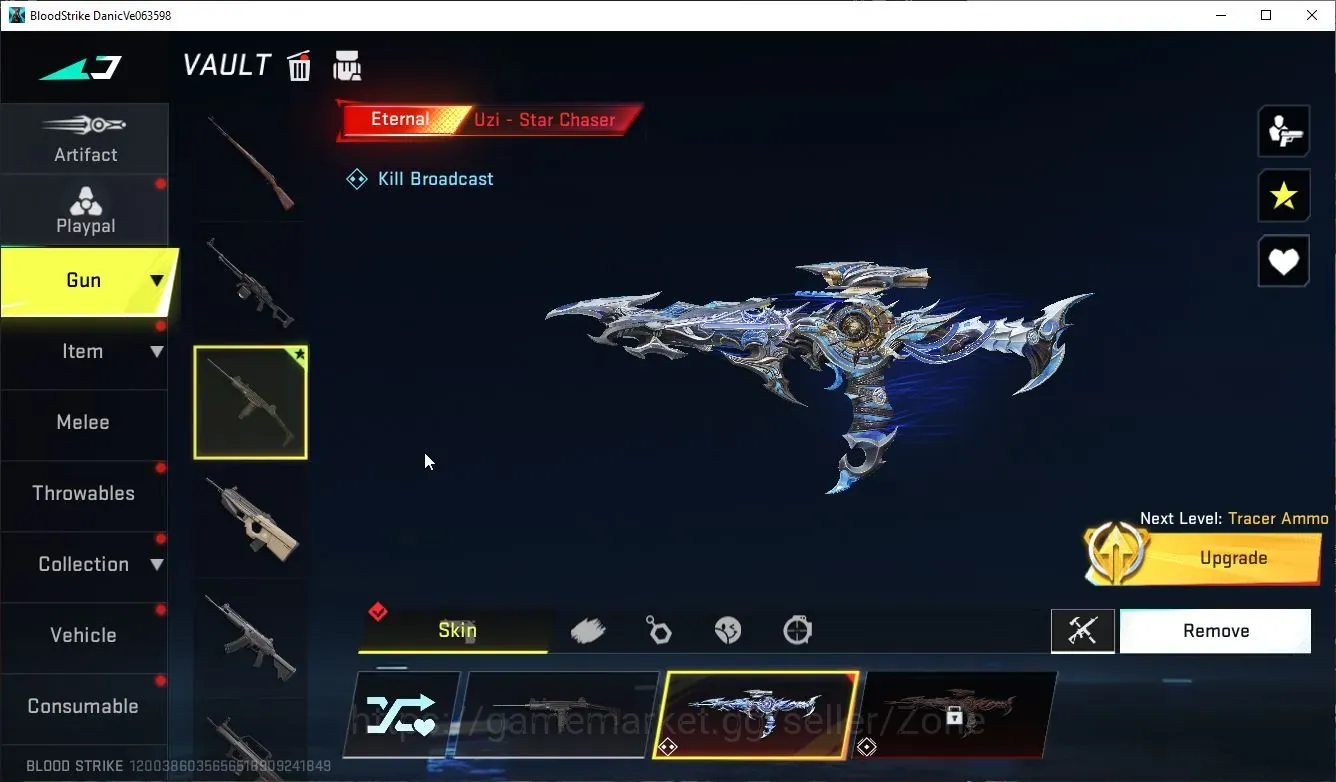 Blood Strike Accounts Starter ASIA Starter|1 ETERNAL: Uzi-Star Chaser lv3|2 Legendary Chest|Check SS|LogNetEase(BS1012Z) 1