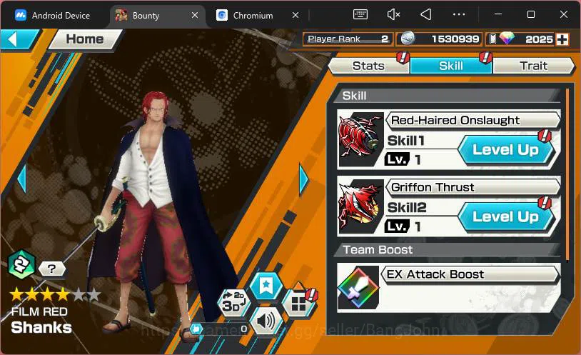 One Piece Bounty Rush Accounts GLOBAL|RD 2025|3 ex|5elders Nusjuro,FR Shank,BP KU image 6