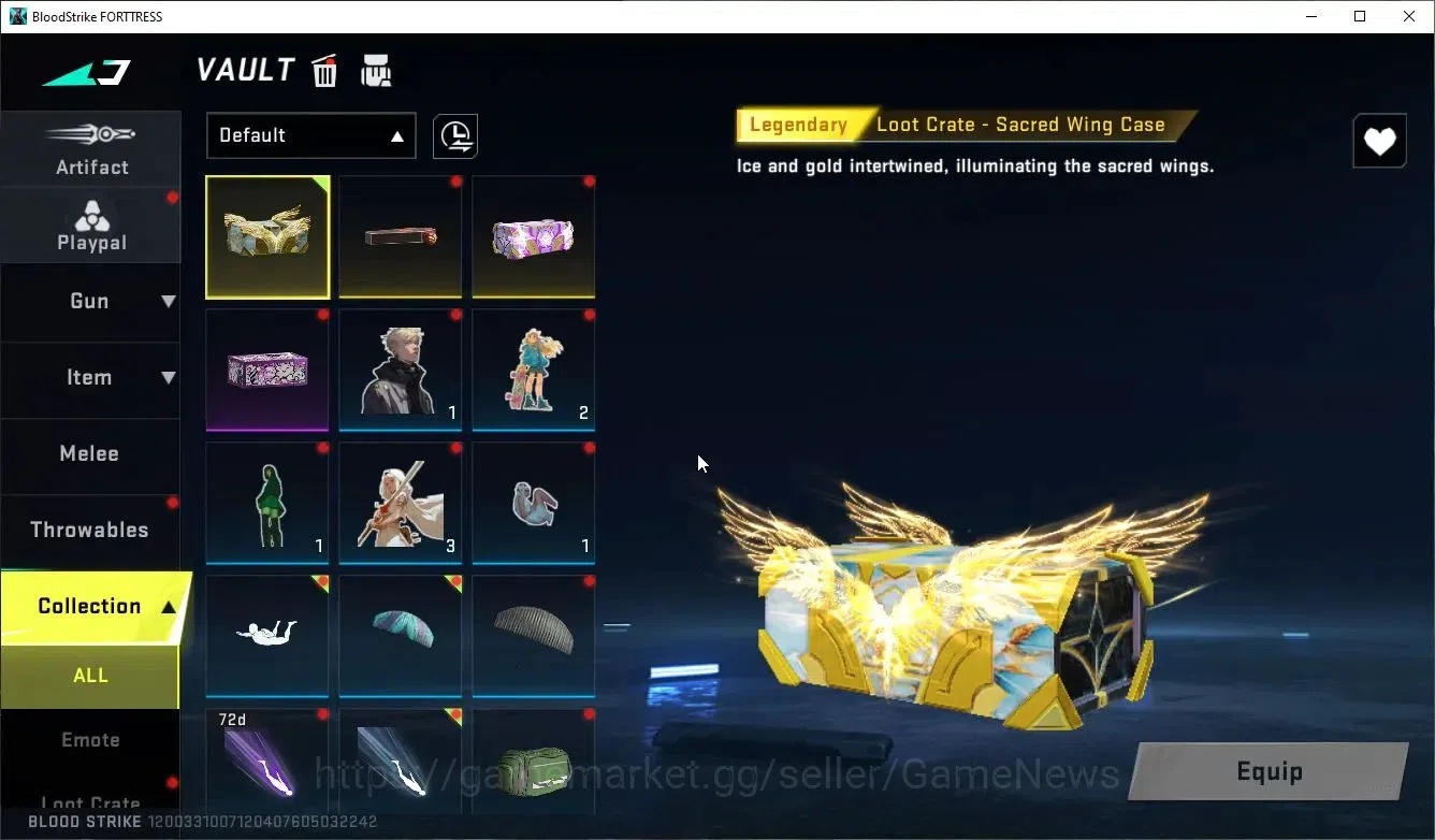 Blood Strike Accounts ASIA|MELE Kukri+Collab 7DS[M700-Elizabeth,AK47,Kar image 12