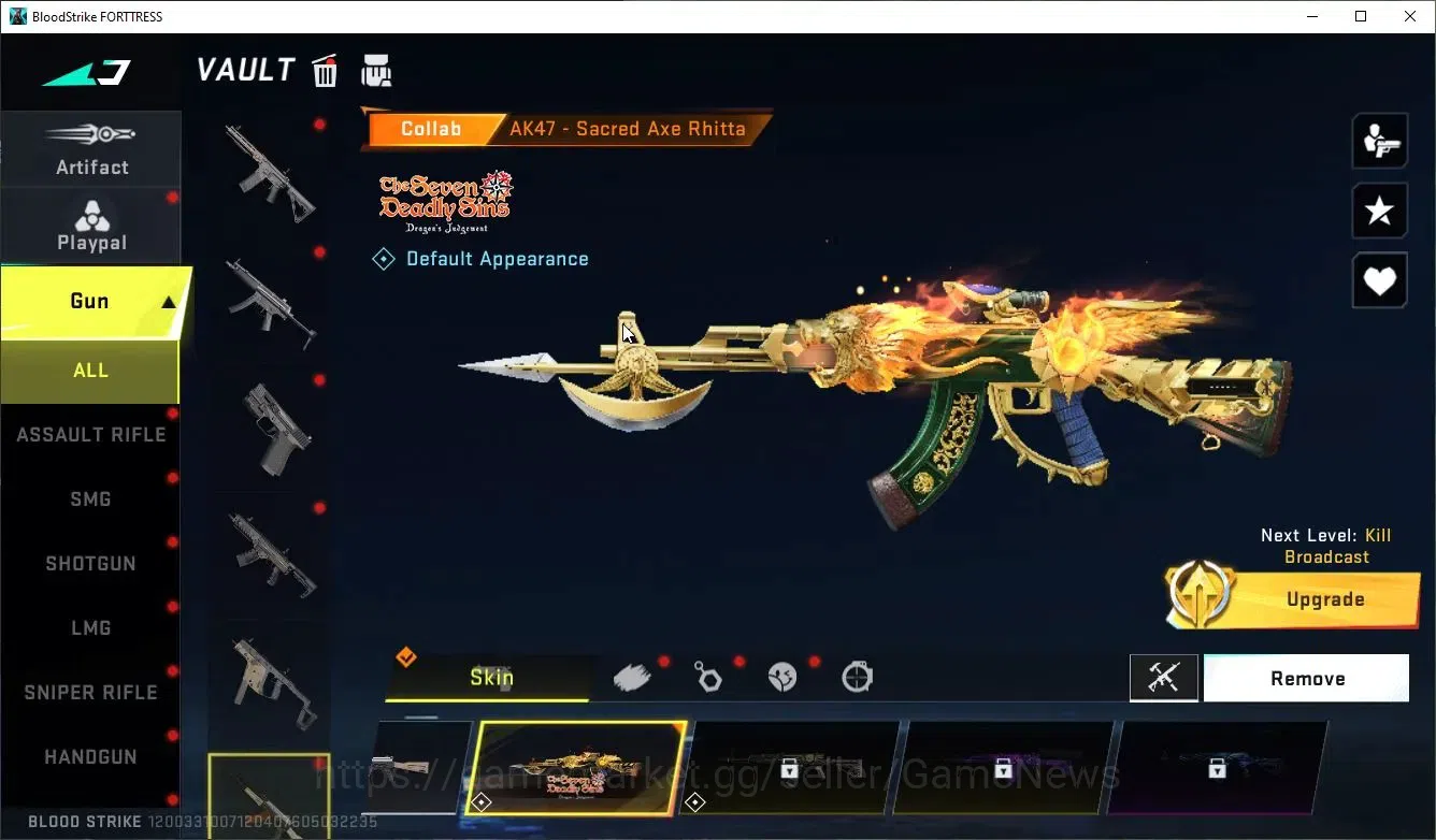 Blood Strike Accounts ASIA|MELE Kukri+Collab 7DS[M700-Elizabeth,AK47,Kar image 6