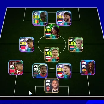 eFootball Accounts Legends & Iconic Players Android|Power 3004|Epic Johan Cruyff,Gerrard,Dennis Bergkamp|8 ShowTime Brahim