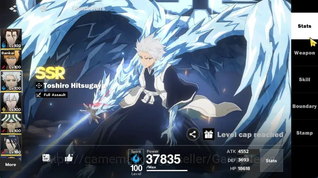 BLEACH: Soul Resonance Accounts NuverseSEA|LV 75|12 SSR [(AizenB1,Ichigo,Toshiro,G image 10