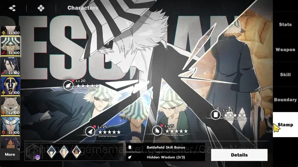 BLEACH: Soul Resonance Accounts NuverseSEA|LV 75|12 SSR [(AizenB1,Ichigo,Toshiro,G image 19