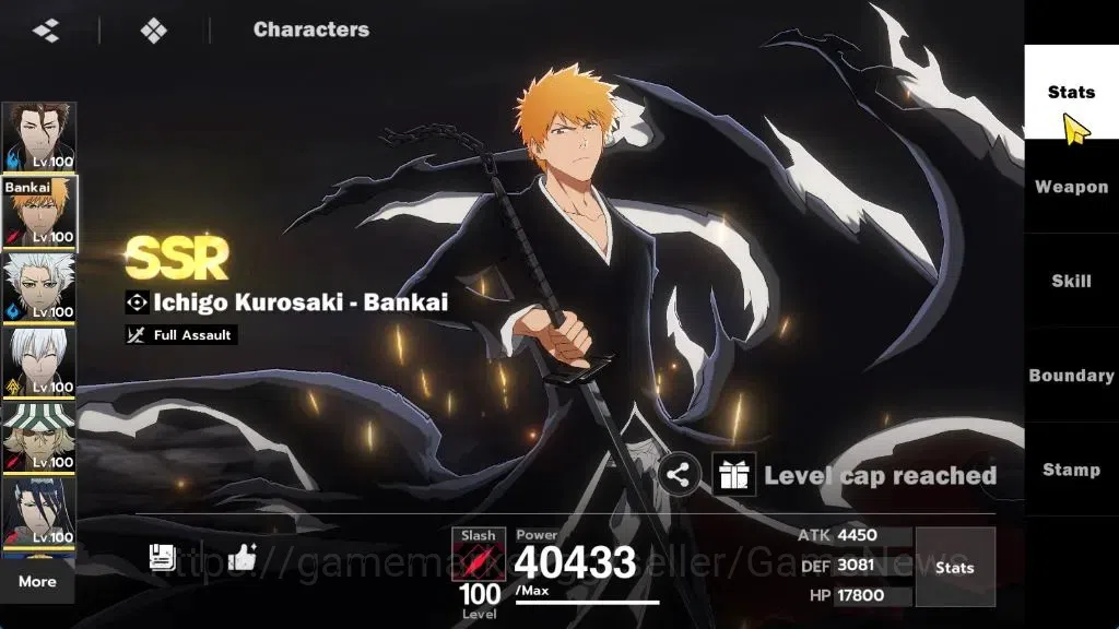 BLEACH: Soul Resonance Accounts NuverseSEA|LV 75|12 SSR [(AizenB1,Ichigo,Toshiro,G image 7
