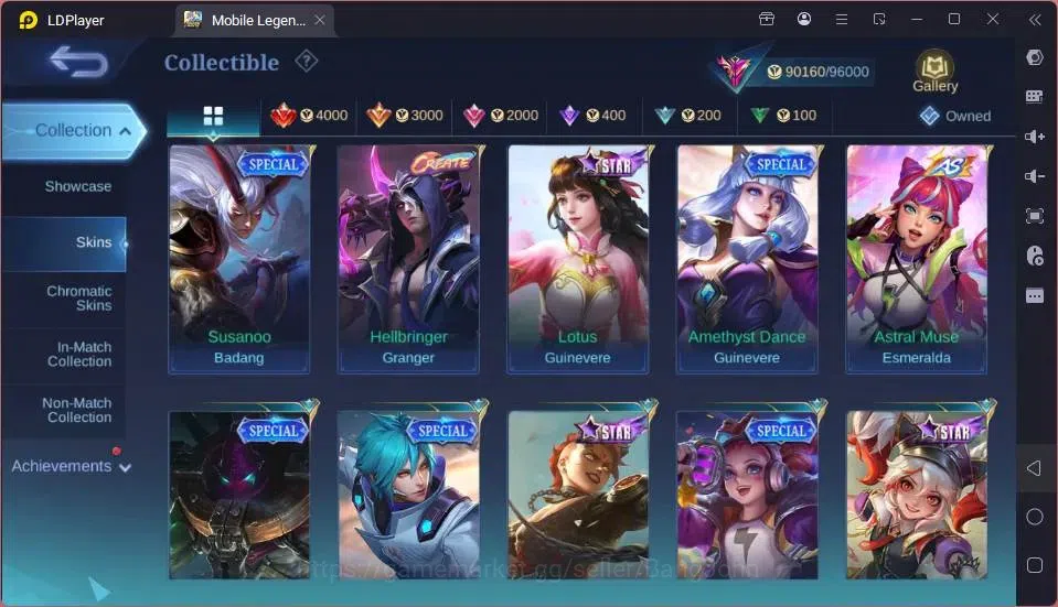 Mobile Legends: Bang Bang Accounts GLOBAL Hero 85 Skin 143 |Covenant Lesly|Dtamer[Val image 18