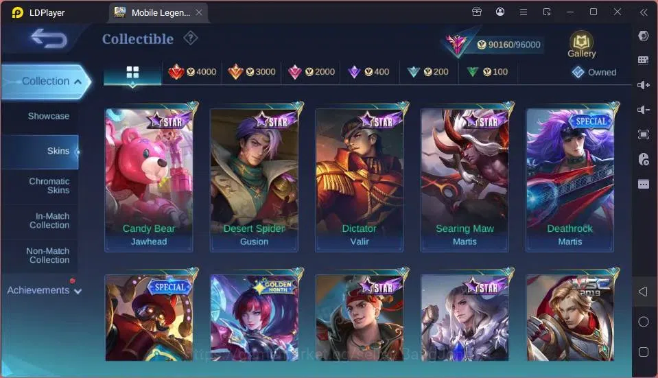 Mobile Legends: Bang Bang Accounts GLOBAL Hero 85 Skin 143 |Covenant Lesly|Dtamer[Val image 20