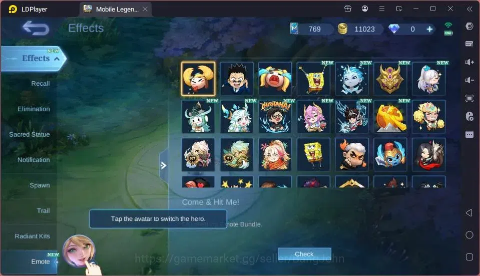 Mobile Legends: Bang Bang Accounts GLOBAL Hero 85 Skin 143 |Covenant Lesly|Dtamer[Val image 9