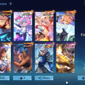 Mobile Legends: Bang Bang Accounts Collector Hero133|Skin383|ExGlory 64|JJK Yin,Aspirants Fanny,Guinevere,Chang'e,KoF