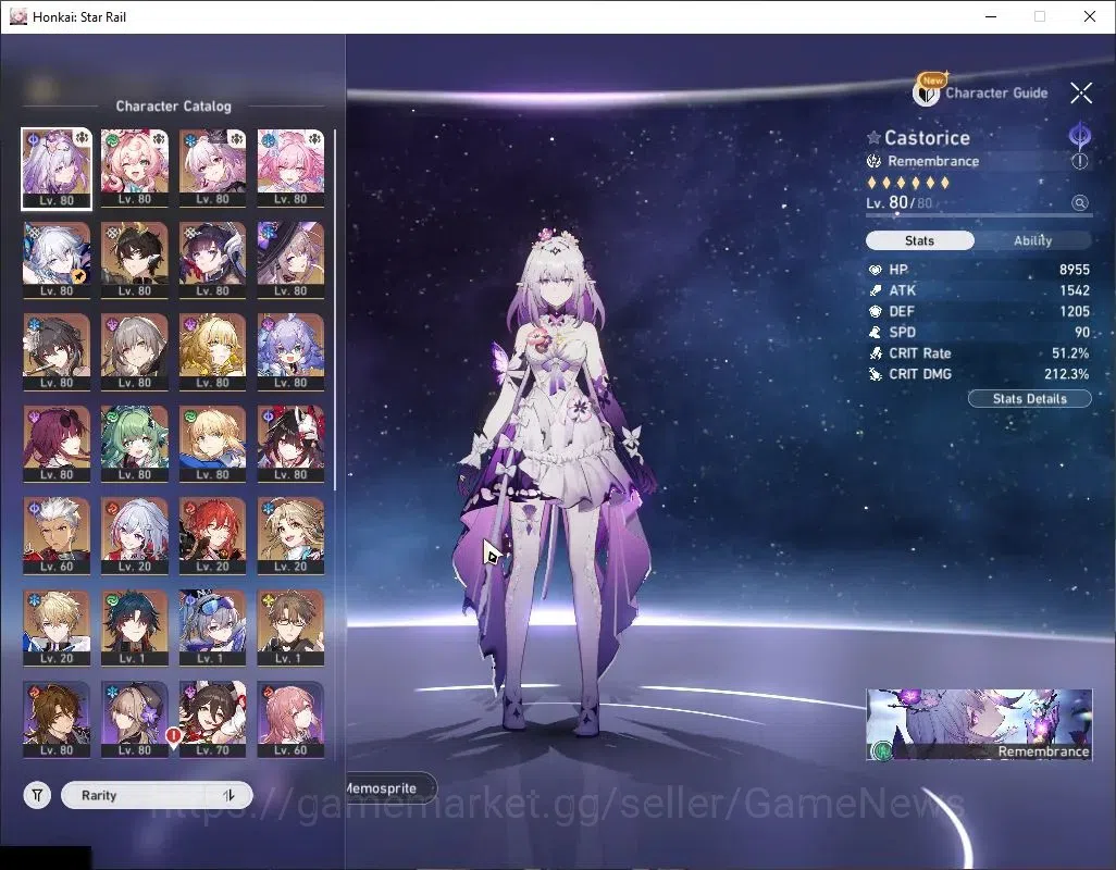 Honkai Star Rail Accounts NA |Bonus GI|TL 69|17 Limited|Castorce,Archer Prem image 4