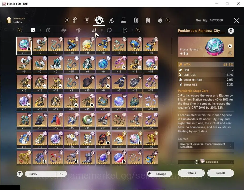 Honkai Star Rail Accounts NA |Bonus GI|TL 69|17 Limited|Castorce,Archer Prem image 7