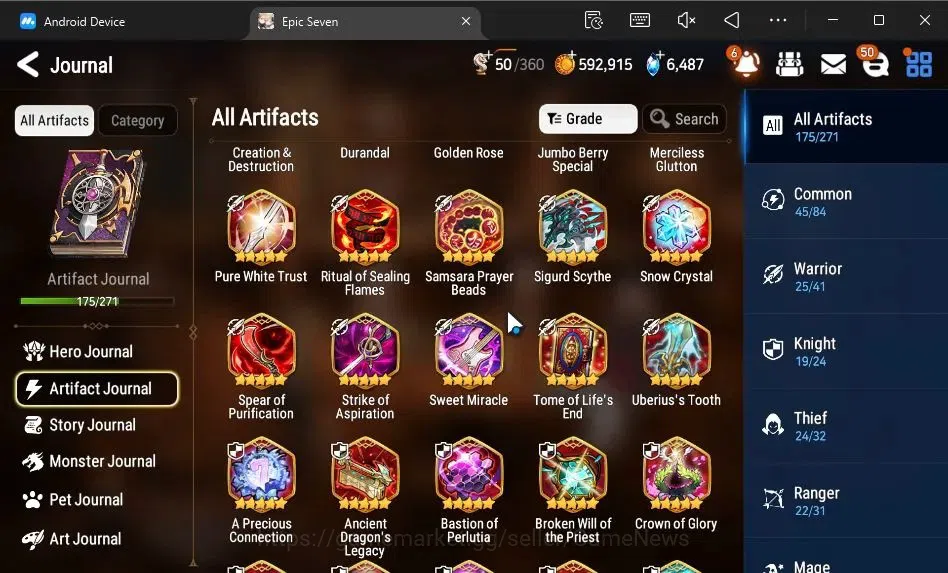 Epic Seven Accounts ASIA Verif|40 ML[SN Yulha,Shepherd ot Dark Diene,S image 17