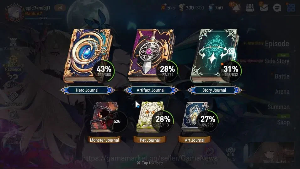 Epic Seven Accounts ASIA Verif|New Era|15 ML(Rhiana&Luciel,School Nurs image 3