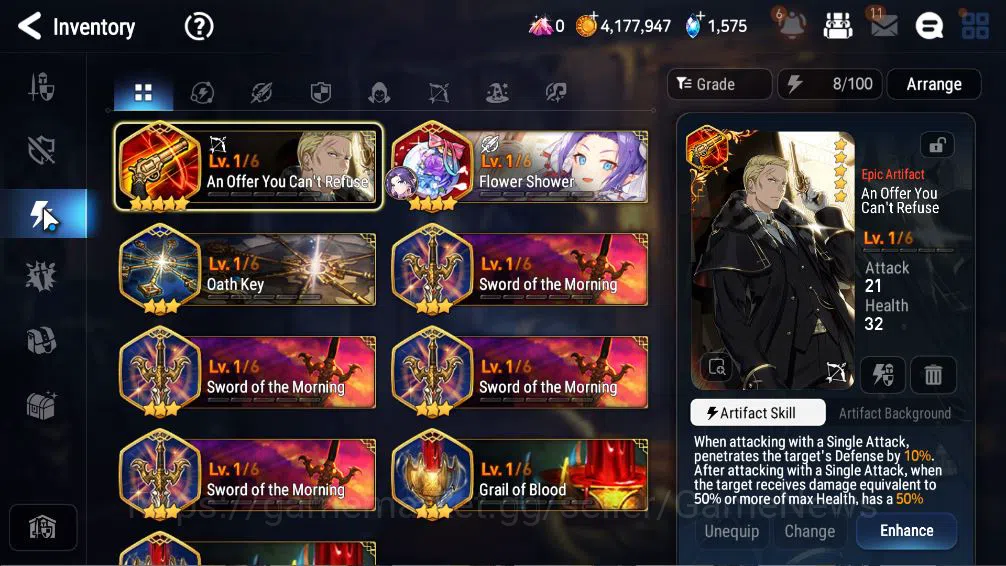 Epic Seven Accounts GLOBAL Unverif|New Era|2 ML(LOT Scales, RViolet)+  image 6
