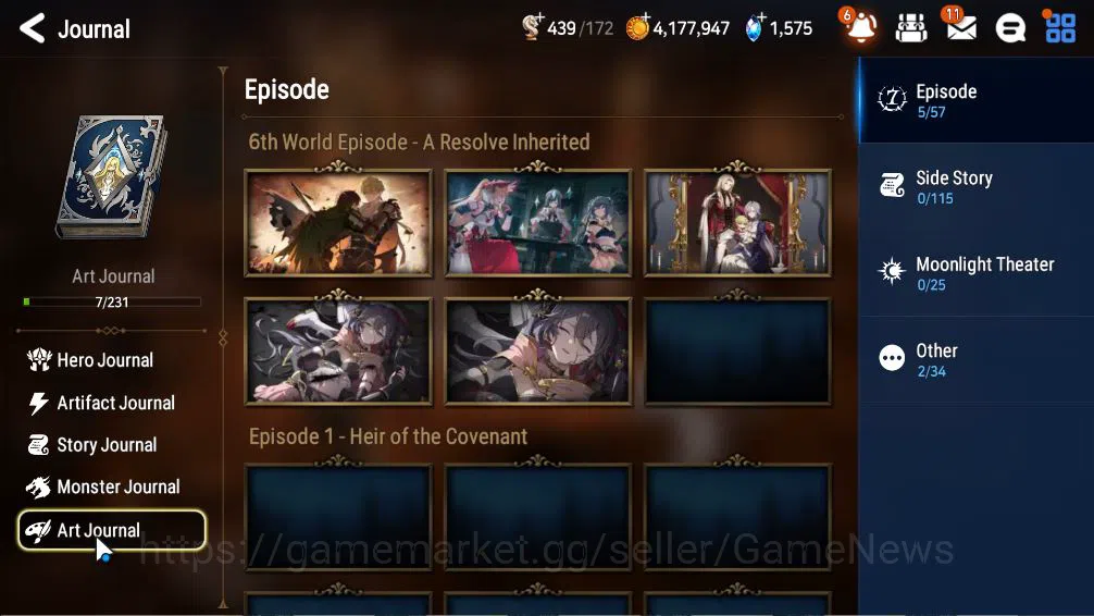 Epic Seven Accounts GLOBAL Unverif|New Era|2 ML(LOT Scales, RViolet)+  image 8