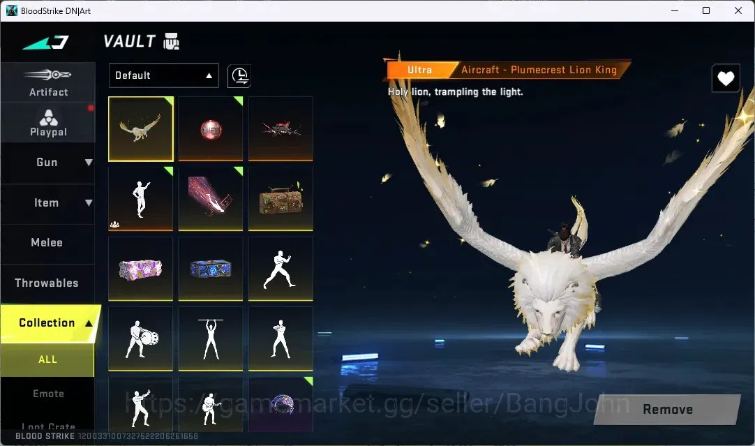 Blood Strike Accounts ASIA | 1 7DS: QBZ95|1 ULTRA MELEE: Talon Knife - S image 12