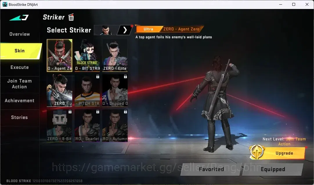 Blood Strike Accounts ASIA | 1 7DS: QBZ95|1 ULTRA MELEE: Talon Knife - S image 13