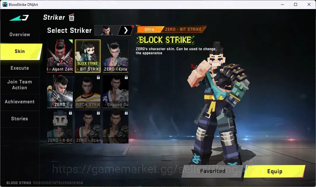 Blood Strike Accounts ASIA | 1 7DS: QBZ95|1 ULTRA MELEE: Talon Knife - S image 14