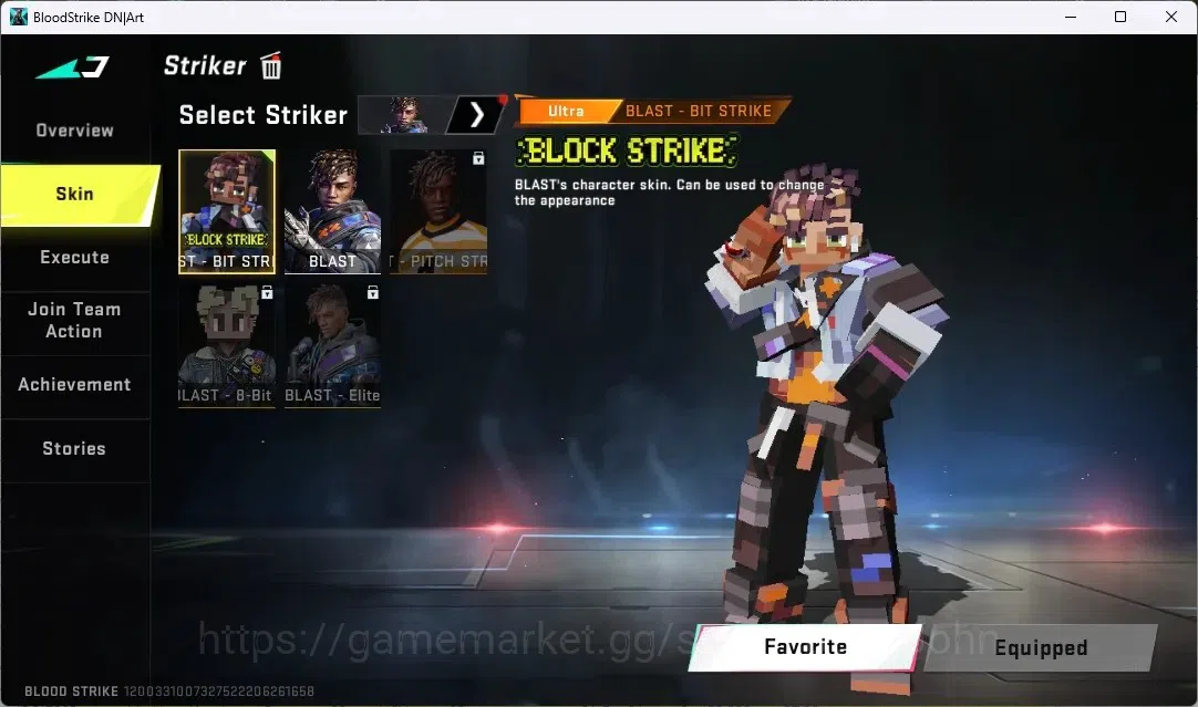 Blood Strike Accounts ASIA | 1 7DS: QBZ95|1 ULTRA MELEE: Talon Knife - S image 15