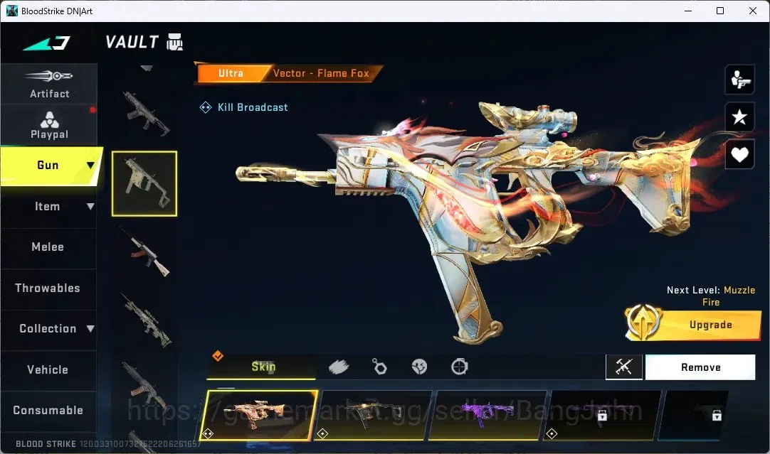 Blood Strike Accounts ASIA | 1 7DS: QBZ95|1 ULTRA MELEE: Talon Knife - S image 3
