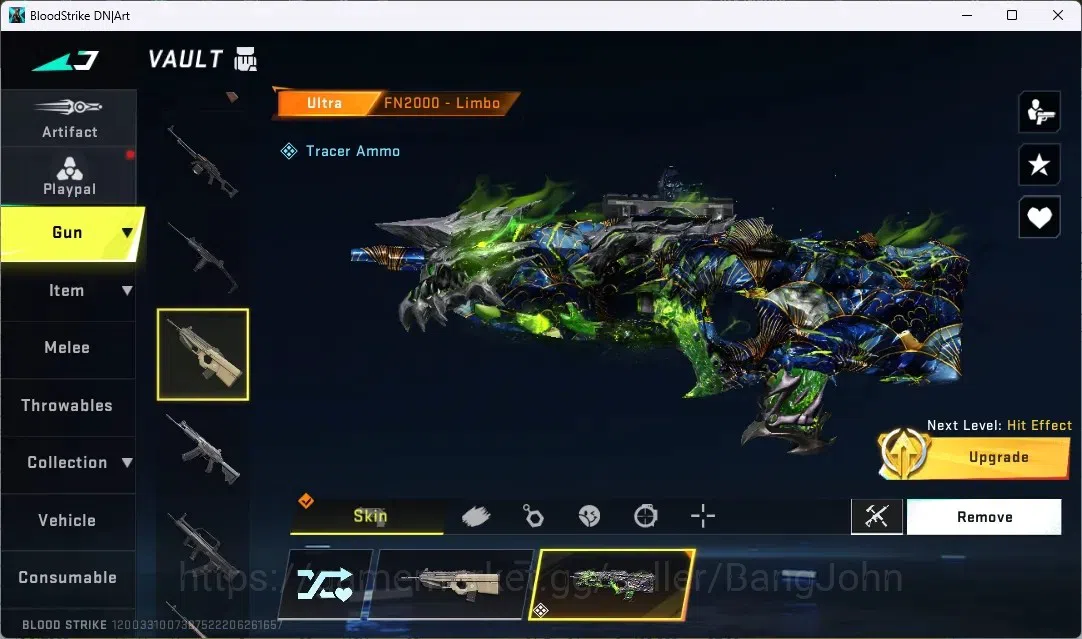 Blood Strike Accounts ASIA | 1 7DS: QBZ95|1 ULTRA MELEE: Talon Knife - S image 7