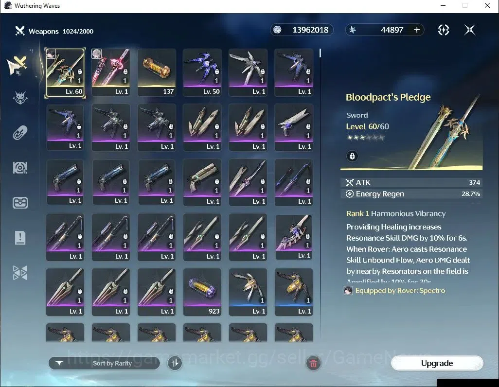Wuthering Waves Accounts NA | UL 47 | 44K Astrite | 1 Limited | [Hiyuki + S image 4