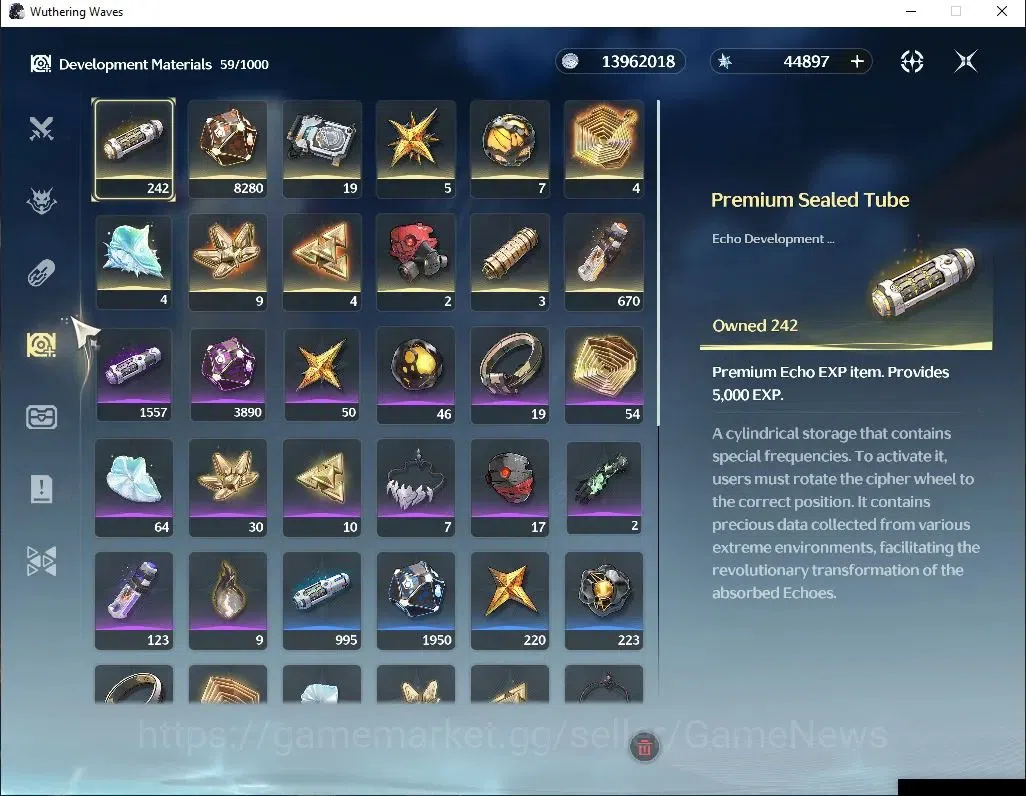 Wuthering Waves Accounts NA | UL 47 | 44K Astrite | 1 Limited | [Hiyuki + S image 6