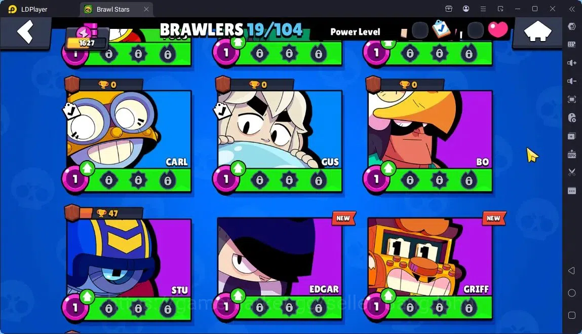 Brawl Stars Accounts Global | 19 Brawler|2 Max Hypercharge(8-BIT,EMZ)|5100 Bling+10 Gems|Skin 1 Mythic,1 Epic,1 Rare 7