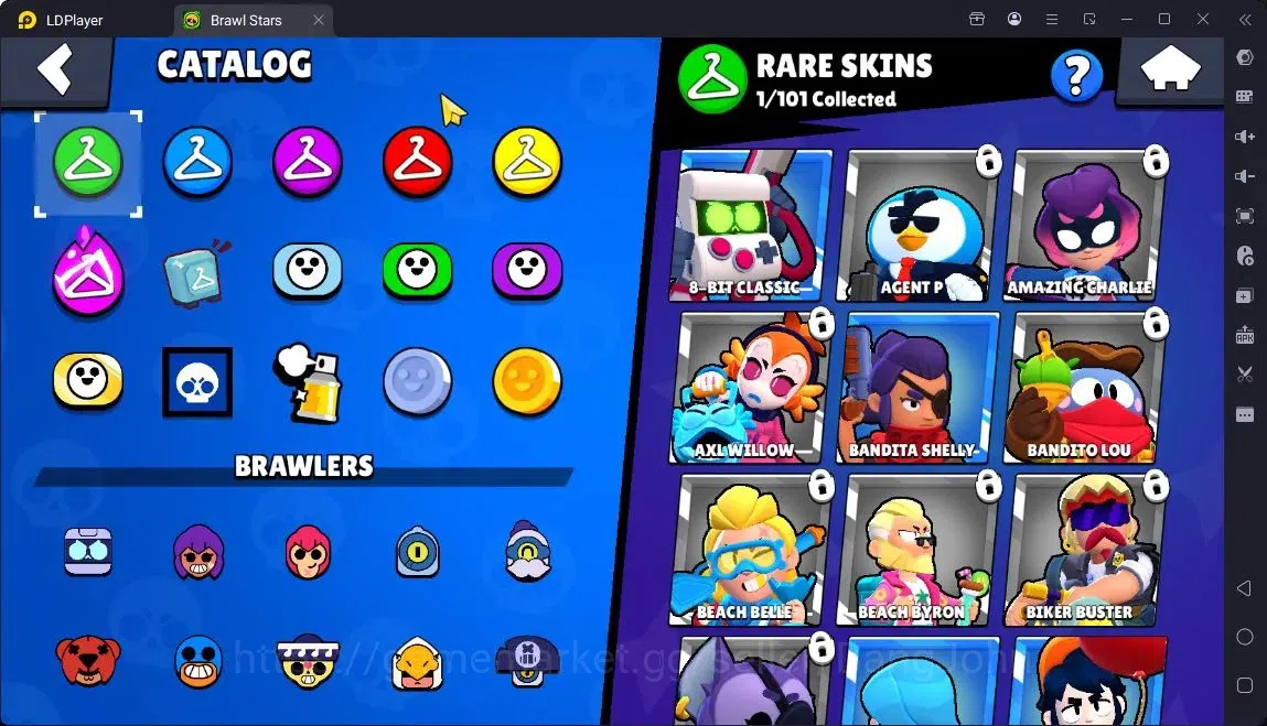 Brawl Stars Accounts Global | 19 Brawler|2 Max Hypercharge(8-BIT,EMZ)|5100 Bling+10 Gems|Skin 1 Mythic,1 Epic,1 Rare 9