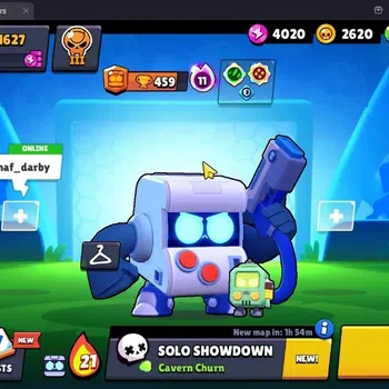 Brawl Stars Accounts Global | 19 Brawler|2 Max Hypercharge(8-BIT,EMZ)|5100 Bling+10 Gems|Skin 1 Mythic,1 Epic,1 Rare