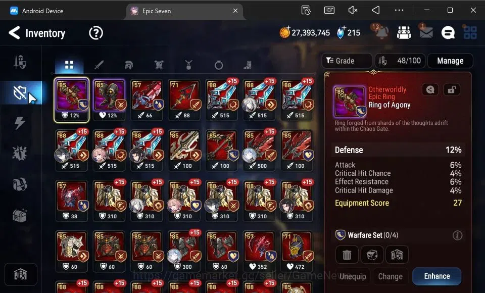 Epic Seven Accounts GLOBAL Unverif|New Era|6 ML(DB Senya,SE Celine,Str image 10