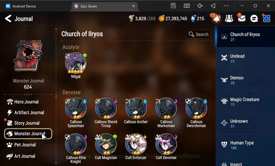 Epic Seven Accounts GLOBAL Unverif|New Era|6 ML(DB Senya,SE Celine,Str image 16